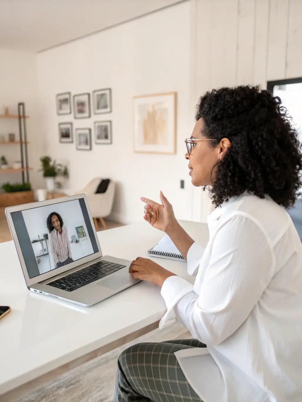 A person using AI tools to automate social media marketing, demonstrating how AI can boost side hustle efficiency.